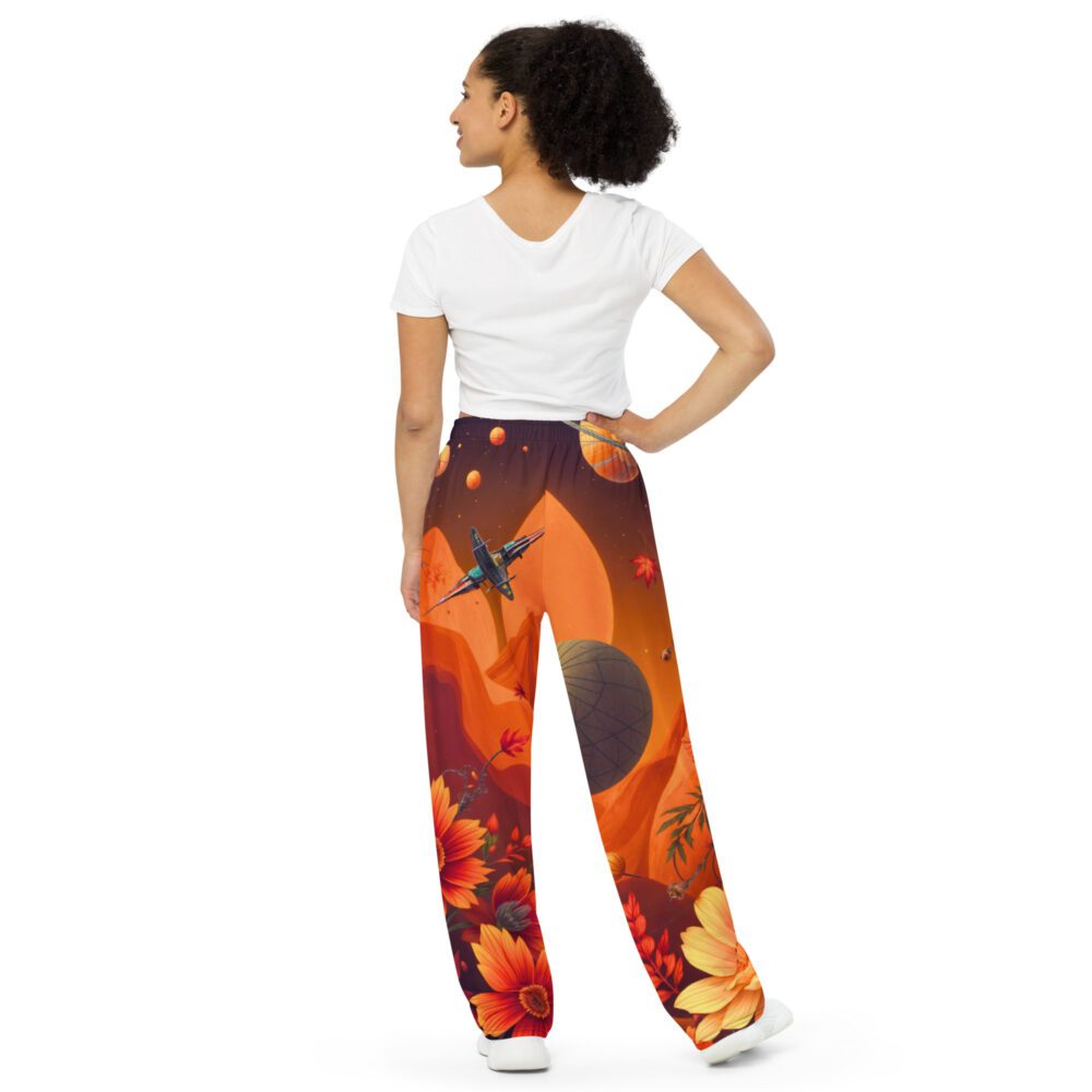 Kator All-over print unisex wide-leg pants - Image 3