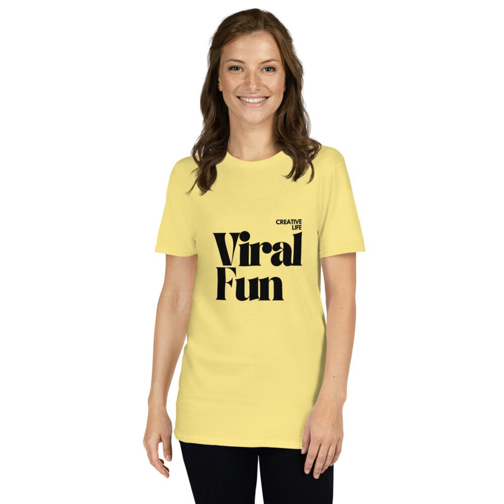 Viral Fun Short-Sleeve Unisex T-Shirt - Image 44