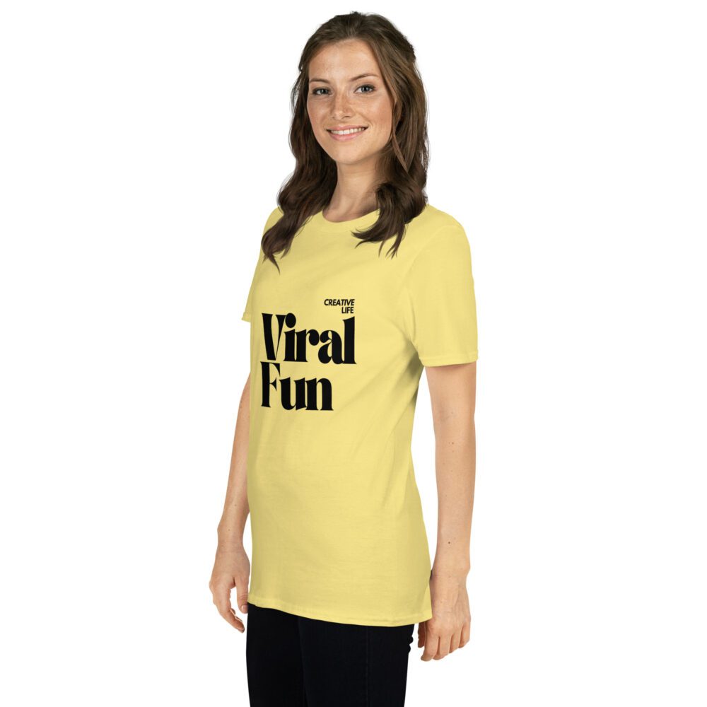 Viral Fun Short-Sleeve Unisex T-Shirt - Image 47