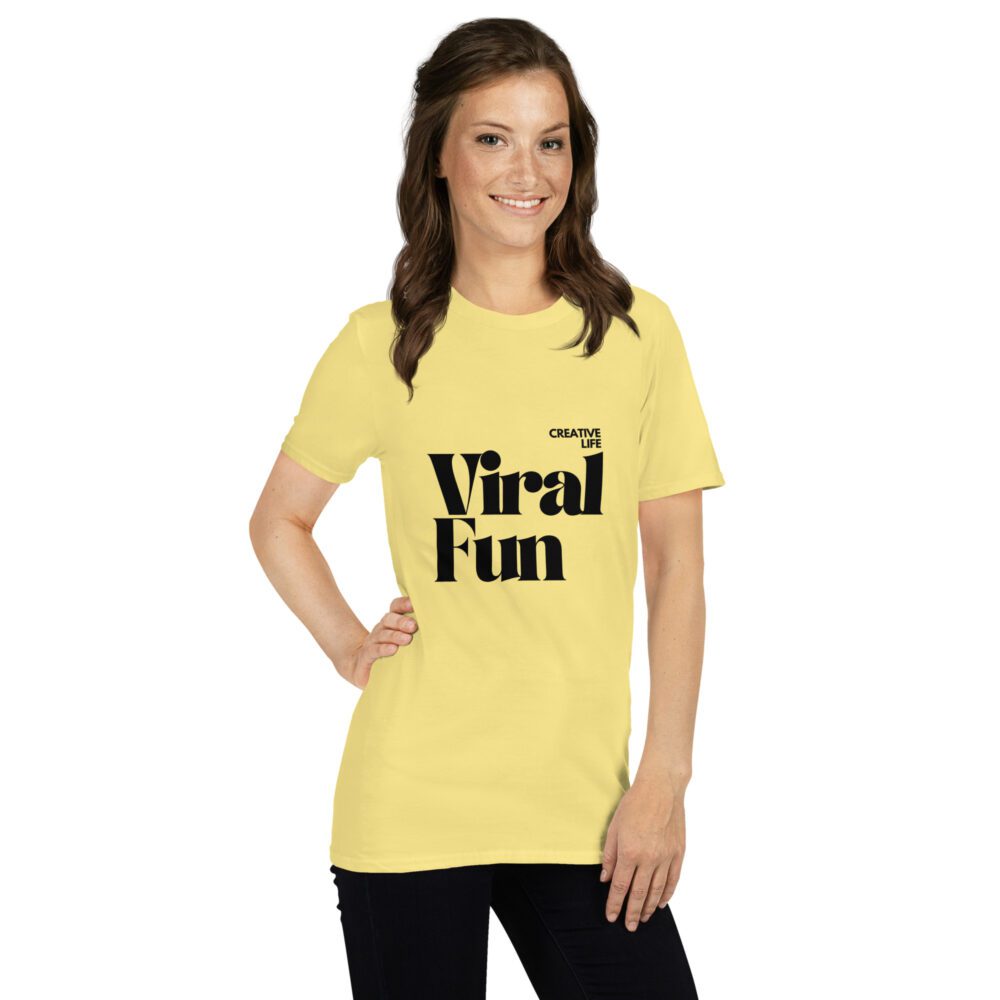Viral Fun Short-Sleeve Unisex T-Shirt - Image 48