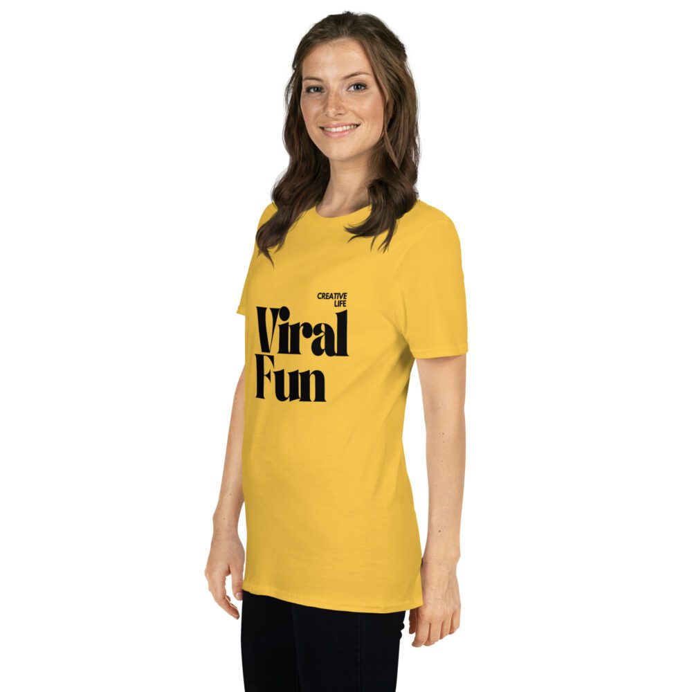 Viral Fun Short-Sleeve Unisex T-Shirt - Image 23