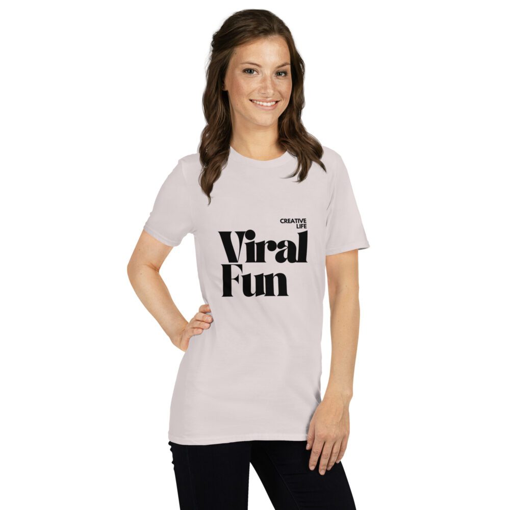 Viral Fun Short-Sleeve Unisex T-Shirt - Image 42