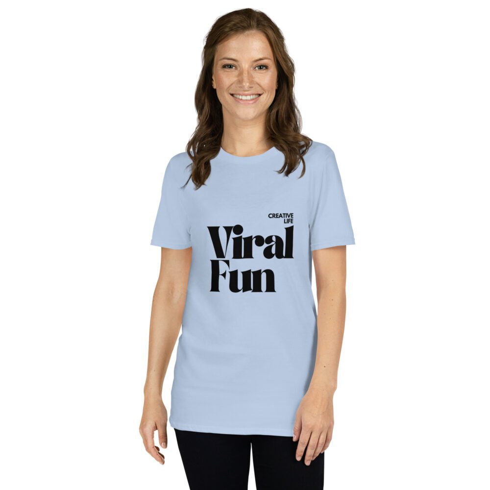 Viral Fun Short-Sleeve Unisex T-Shirt - Image 25