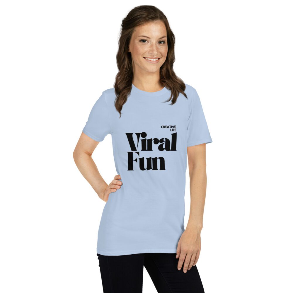 Viral Fun Short-Sleeve Unisex T-Shirt - Image 30