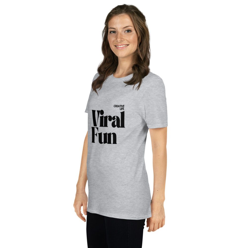 Viral Fun Short-Sleeve Unisex T-Shirt - Image 34
