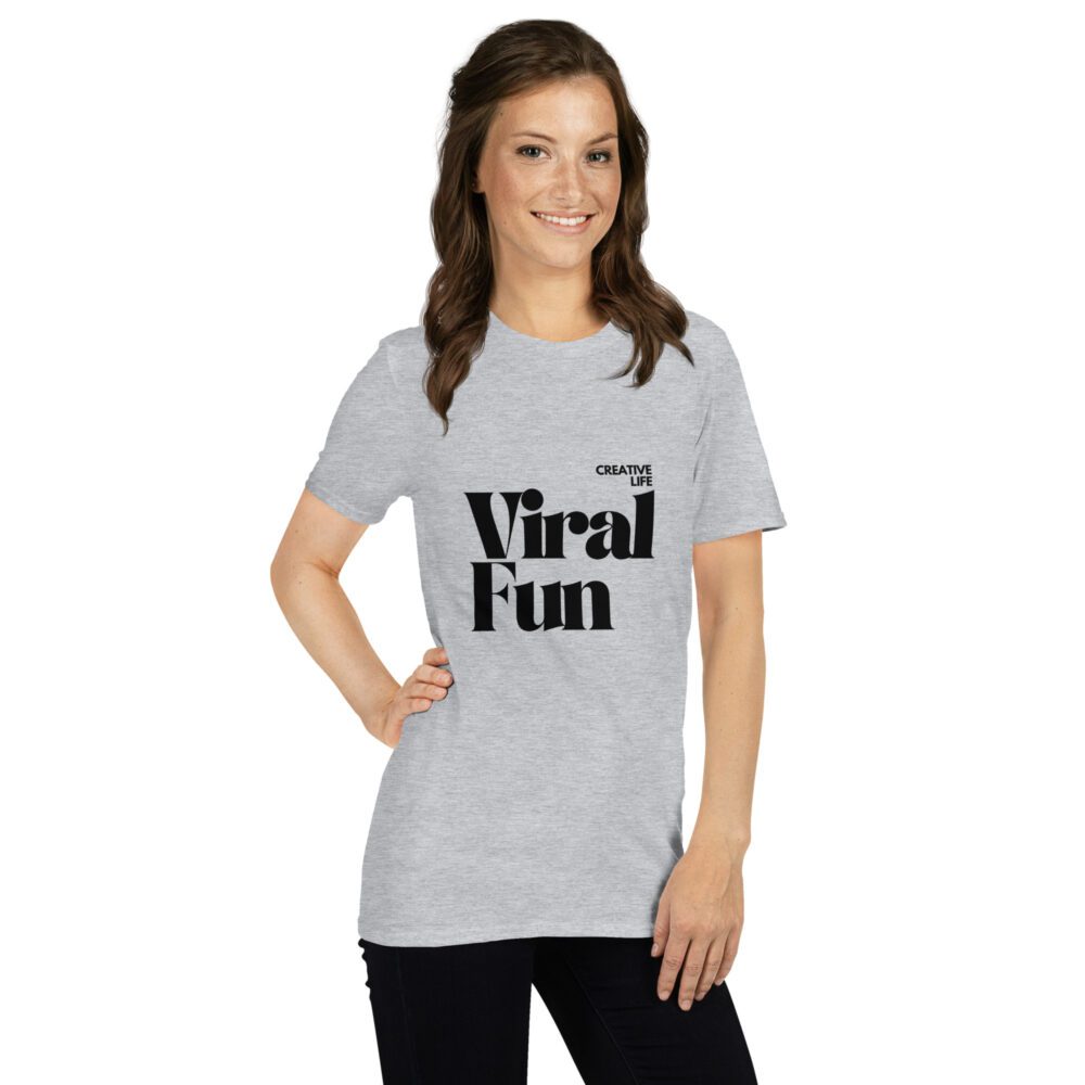Viral Fun Short-Sleeve Unisex T-Shirt - Image 36