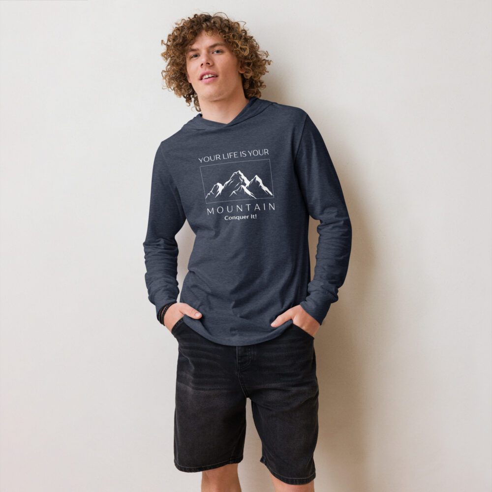 Life Is Your Mountain Hooded long-sleeve tee - Image 3