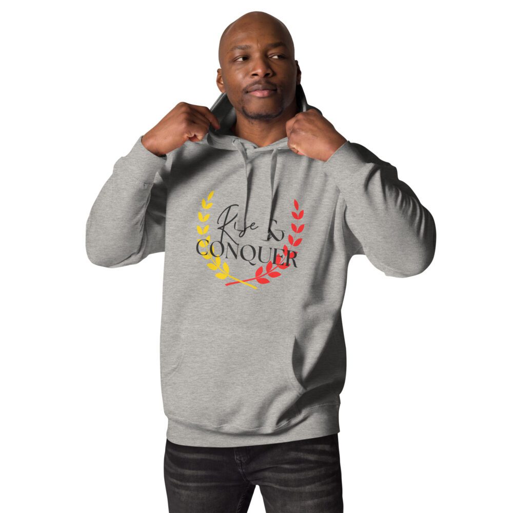 Rise and Conquer Unisex Hoodie - Image 3