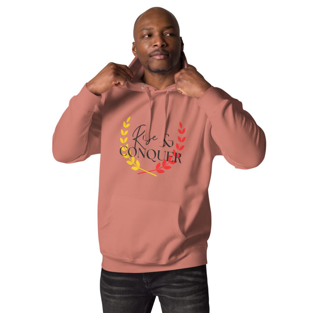 Rise and Conquer Unisex Hoodie - Image 2