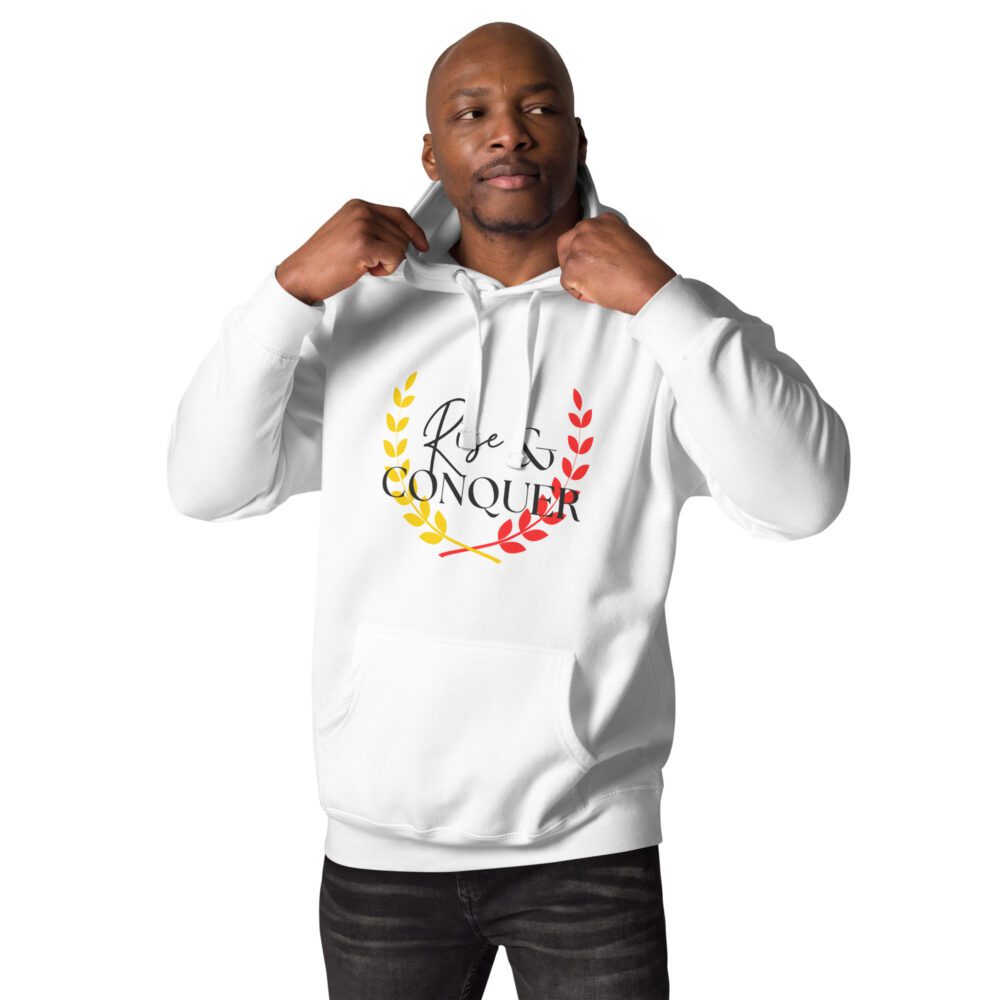 Rise and Conquer Unisex Hoodie - Image 5