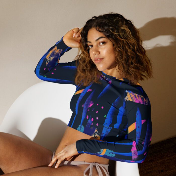 Bendy Recycled Long-sleeve Crop Top