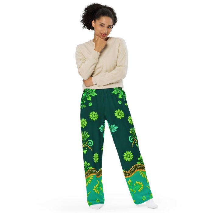 Tetra All-over print unisex wide-leg pants
