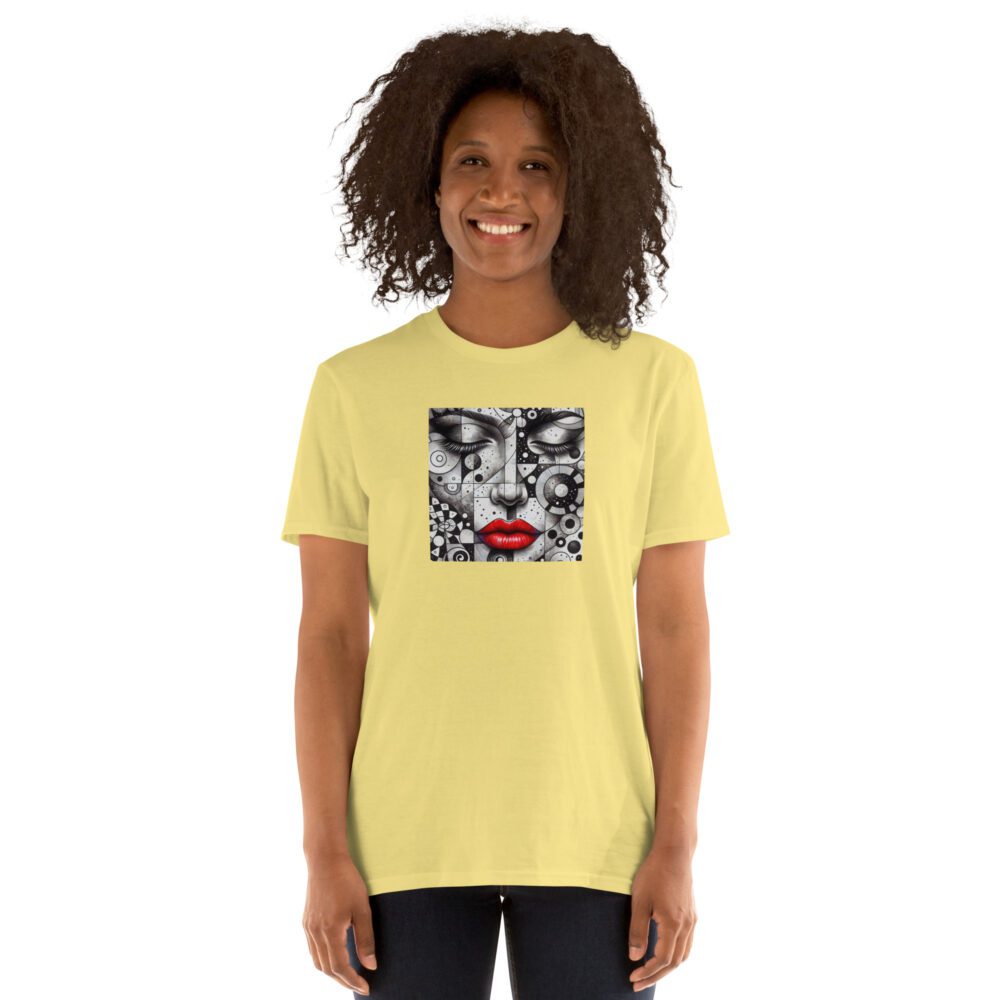 Faces Short-Sleeve Unisex T-Shirt 001 - Image 5