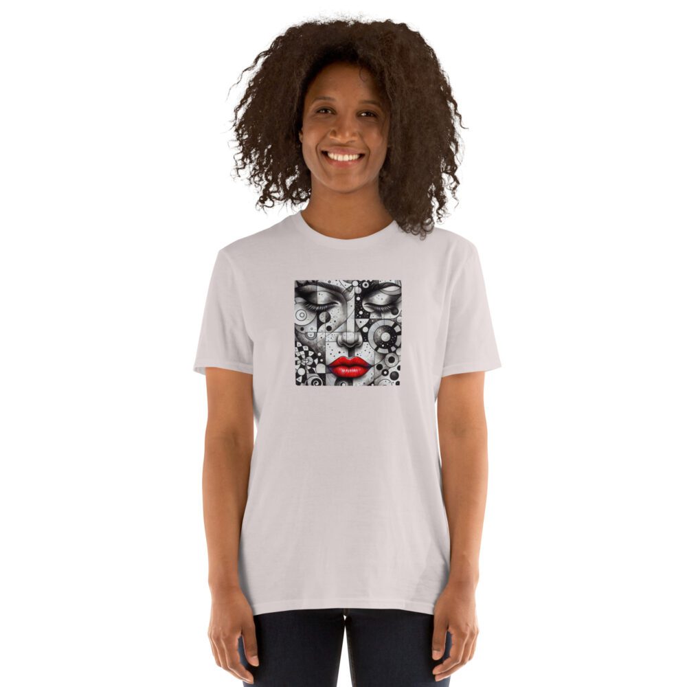 Faces Short-Sleeve Unisex T-Shirt 001 - Image 4