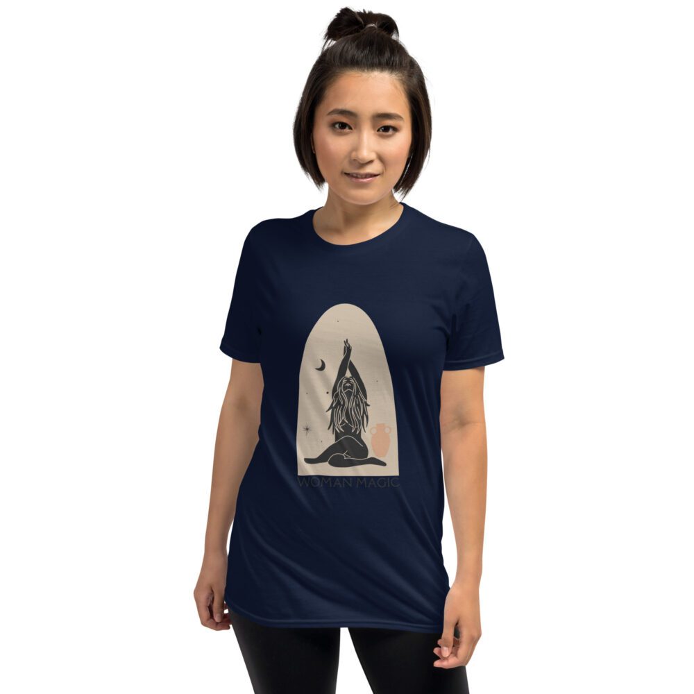 Woman Magic Short-Sleeve Unisex T-Shirt - Image 2