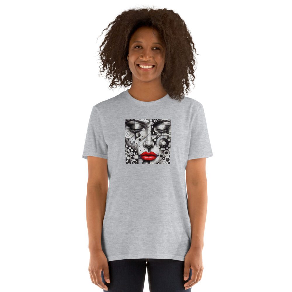 Faces Short-Sleeve Unisex T-Shirt 001 - Image 3