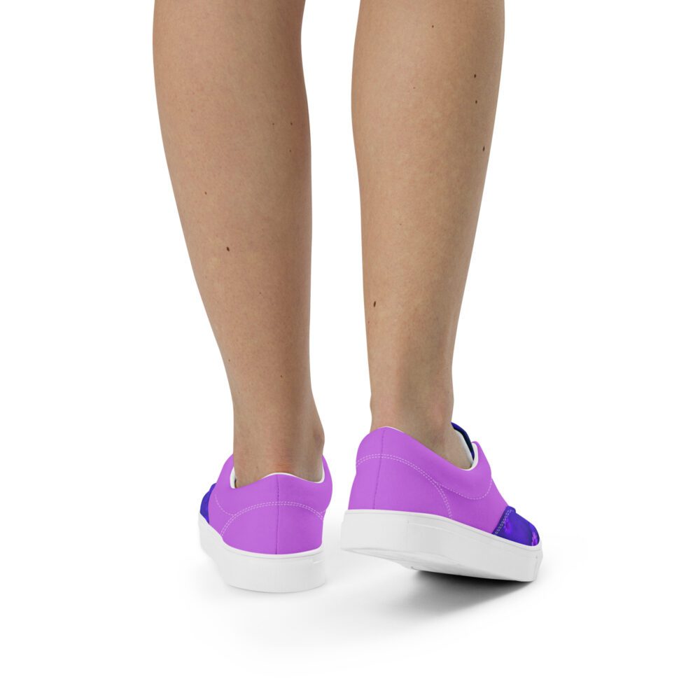 Purple Place Women’s Lace-up Canvas Shoes - Image 2